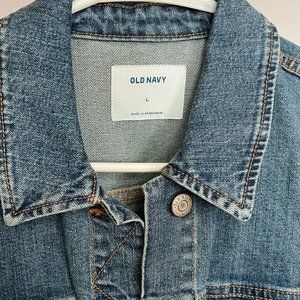 Classic Distressed Jean Jacket {Old Navy}